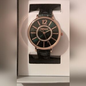 Kessaris Green and Gold Watch NIP